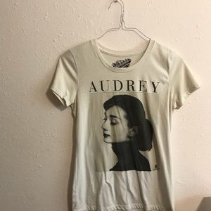 White Audrey Hepburn Tee
